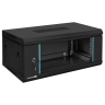Шкаф телекоммуникационный 19" 4U EXEGATE EC-WM-4U.450.G.BLACK EX300250RUS