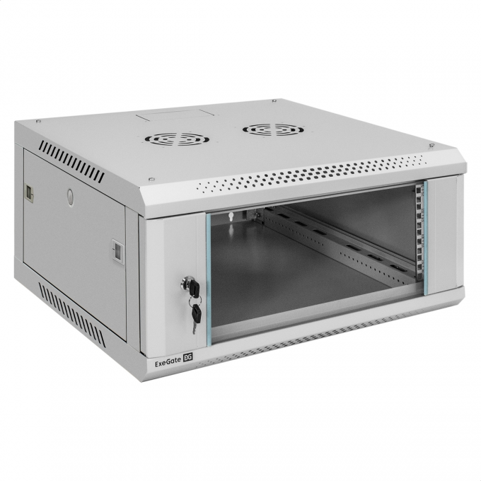 Шкаф телекоммуникационный 19" 4U EXEGATE EC-WM-4U.600.G.GREY EX300263RUS