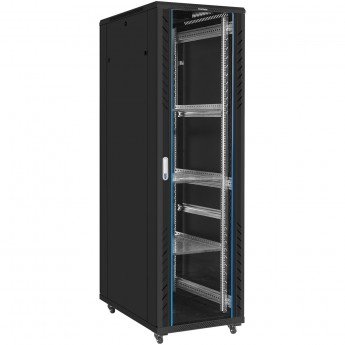 Шкаф телекоммуникационный 19" напольный 42U EXEGATE EC-FS-42U.600.1000.G.V.BLACK