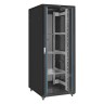 Шкаф телекоммуникационный 19" напольный 42U EXEGATE EC-FS-42U.800.1000.G.V.BLACK EX300282RUS