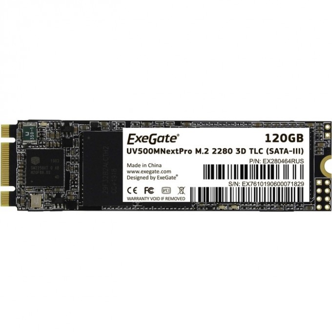 SSD накопитель EXEGATE NEXTPRO UV500TS120 EX280464RUS