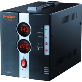 Стабилизатор EXEGATE POWER DCR-500D Стабилизатор EXEGATE POWER DCR-500D