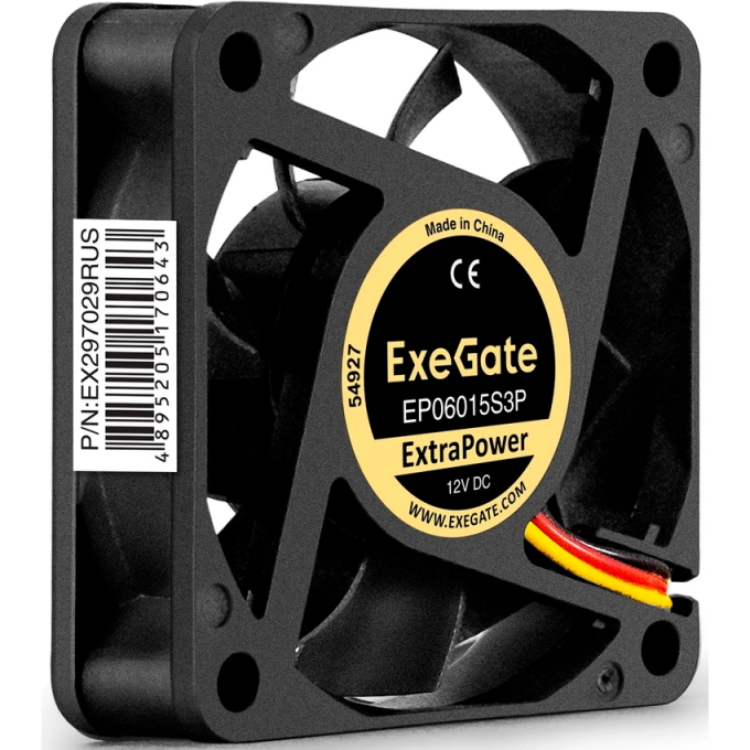 Вентилятор 12В DC EXEGATE EXTRAPOWER EP06015S3P EX297029RUS Вентилятор 12В DC EXEGATE EXTRAPOWER EP06015S3P EX297029RUS