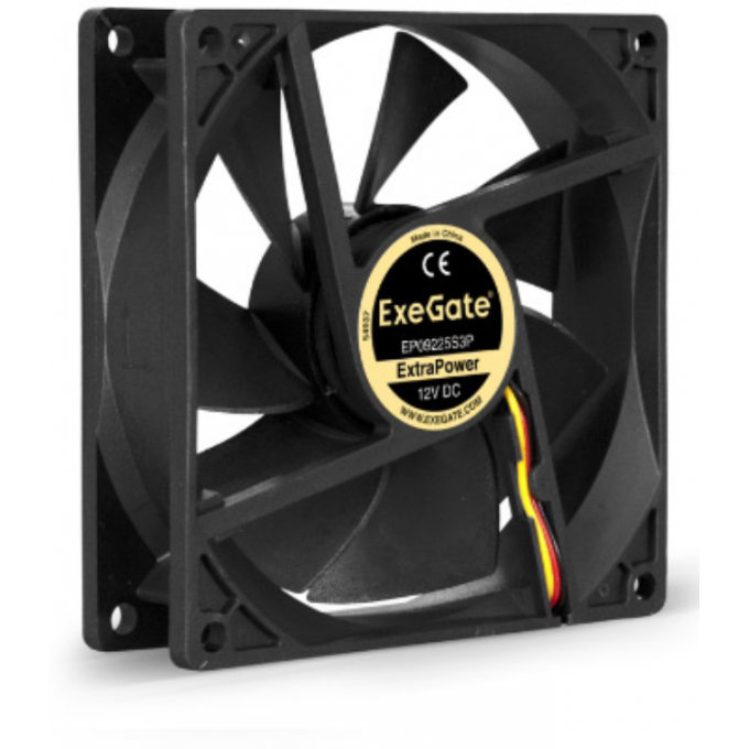 Вентилятор 12В DC EXEGATE EXTRASILENT ES09225S2P 92x92x25 мм EX299881RUS